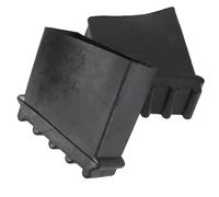 Angoily Patins Antidérapants en Caoutchouc 5X5X1 Pouce Lot de 2 pour Pieds d'Échelle Accessoires Résistants à L'Usure Adaptés aux Échelles Ménagères Chantier