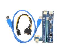 Angoily Pcie Riser Card to Extension Cable with Power Supply Cable Stable Connection High-Speed Data Transfer for Computer Pcie Devices Easy Plug-and-Play Installation