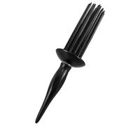 Angoily Peigne à Boucler Doux Noir, Peigne Volume pour Cheveux Bouclés, Outil Coiffage Antistatique Léger et Portable, Maison et Voyages, Compatible Sèche-cheveux et Fer à Friser,