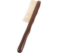 Angoily Peigne à Cheveux en Bois de Santal Naturel Double Rangée de Dents Lisses Peigne de Massage pour Cuir Chevelu Sensible Portable et Résistant Accessoires de Coiffure pour Femmes