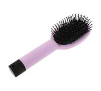 Angoily Peigne Démêlant Volumisant à Rouleau Boîte de Rangement Intégrée, Plastique Solide, Format Compact Portable, Outil de Coiffure pour Cheveux Bouclés et Mouillés, Accessoire de