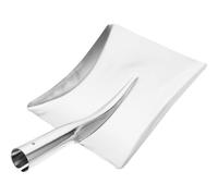 Angoily Pelle à Neige Métallique en Acier Inoxydable Pelle à Poussière Carrée Robuste Outil de Déneigement et Nettoyage Extérieur pour Jardin et Maison Usage Polyvalent