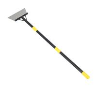 Angoily Pelle Plate de Jardin Multifonction Manche Réglable 127 CM en Métal Grattoir à Sol pour Désherbage Déneigement Dégivrage et Entretien des Pelouses et Allées