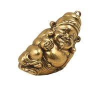 Angoily Pendentif Chinois pour Collier Breloque Chinoise pour Bracelet Porte-clés Doré Laiton