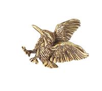 Angoily Pendentif Créatif Oiseau Laiton Petit Pendentif Compact Diy Ornement Chic Soi-même