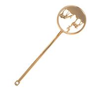 Angoily Pendule de Remplacement Horloge Murale Dorée Galvanoplastie 31,7 Cm X 9,5 Cm, Accessoire Réparation Horlogerie Quartz Vintage, Pièces D'horloge à Pendule pour Maison et Décoration