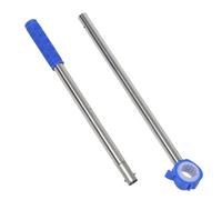 Angoily Perche D'ouverture de Fenêtre Télescopique 81 Cm Bleu, Dispositif D'ouverture pour Puits de Lumière, Outil D'assistance Polyvalent pour Fenêtres Hautes en Intérieur et Extérieur,