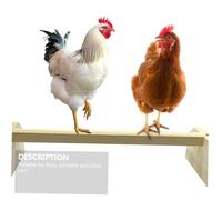 Angoily Perchoir pour Perroquet Multifonction Plateforme Debout Bâton De Meulage Bois Naturel Taille Moyenne Intérieur Poulets Et Perroquets