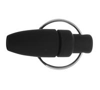 Angoily Perforateur à Cigare Portable en Acier Inoxydable Porte-clés, Design Compact Noir pour Usage Extérieur et Voyage