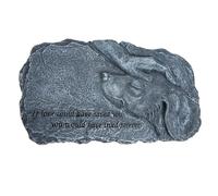 Angoily Pierre Tombale Animal Résine Ange pour Chien et Chat Statue Jardin Extérieur Commémorative Décoration Chiens Plaque Commémorative Animaux Compagnie Sculpture Artisanale pour