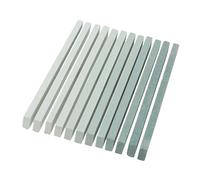 Angoily Pierres à Polir en Carbure Vert Lot de 12 pour Jade et Agate, Pierre à Aiguiser Multifonctionnelle Variété de Grain pour Usage Extérieur Cuisine