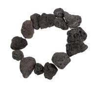 Angoily Pierres Volcaniques Naturelles Noires 150g pour Aquarium et Jardin, Pierres de Lave Poreuses pour Aménagement Paysager Extérieur, Gravier Décoratif Respirant pour Plantes et Foyers