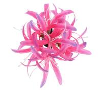 Angoily Pince à Cheveux Décorative Fleurie Barrette Latérale Rose Fuchsia pour Filles Accessoire Cheveux Fins Usage Quotidien Fête