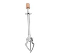 Angoily Pince à Glace Acier Inoxydable Multifonctionnelle Forme Triangle Ergonomique Antirouille pour Barbecue Buffet Cuisine