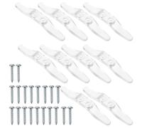 Angoily Pince de Fixation Sécurise Cordons pour Corde D'aveugle en Plastique 10 Pièces, Taquet Transparent pour Stores Protège Garçons, Filles et Animaux Domestiques