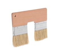 Angoily Pinceau à Double Tête Poils de Sanglier Brosse Plate pour Artistes Résistant et Flexible pour Peinture Acrylique et Projets