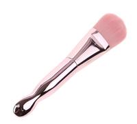 Angoily Pinceau pour Masque Facial à Double Extrémité Pinceau Doux Ergonomique pour Femme Application Facile Masque Beauté Visage Rose