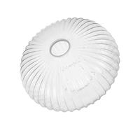 Angoily Plafonniers à Globe en Verre avec Abat-jour à Rayures 250 X 150 Mm, Cache pour Ventilateur de Plafond, Diffuseur Décoratif, Chambre et Salle à Manger, Stabilité