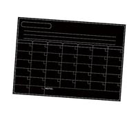 Angoily Planificateur Hebdomadaire Magnétique pour Réfrigérateur Tableau Noir Auto Adhésif Effaçable Organiseur de Planning Cuisine et Bureau Aimanté et Réutilisable