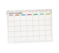 Angoily Planificateur Magnétique pour Réfrigérateur Tableau Adhésif Calendrier Hebdomadaire pour Cuisine Tableau de Notes Aimanté pour Listes et Rappels
