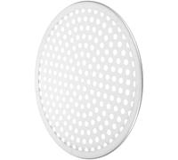 Angoily Plaque à Pizza Perforée Ronde en Alliage d'Aluminium 10 Pouces Grille de Cuisson à Pizza Compatible Four et Micro-Ondes Antiadhésive et Facile à Nettoyer pour Cuisson Rapide