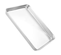 Angoily Plaque Cuisson Acier Inoxydable pour Pâtisserie et Dessert Plaque de Cuisson Petite Adaptée Aux Gâteaux Tartelettes et Snacks