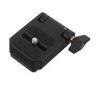 Angoily Plaque de Dégagement Rapide pour Appareil Photo Reflex Adaptateur de Trépied en Alliage d'Aluminium Fixation Compacte Pliable de Type L Compatible Studio et Prise de Vue en