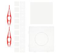 Angoily Plaques À Picots Pour Perles À Repasser Kit De Loisirs Créatifs Pour Perles À Repasser Plaques À Picots Transparentes