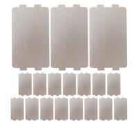 Angoily Plaques de Mica pour Four à Micro-Ondes 18 Pièces 116 X 65 CM Feuilles Isolantes Thermiques Ignifuges Résistantes aux Huiles Accessoires de Réparation Universels Cuisine