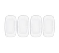 Angoily Plaquettes Nez Ergonomiques en Silicone pour Lunettes sans Monture, 2 Paires, Adaptées aux Activités Sportives et Usage Quotidien