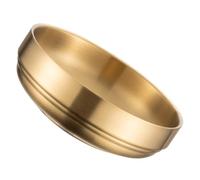 Angoily Plat à Sauce en Acier Inoxydable 304 Doré 13,5 Cm, Double Couche, Récipient à Sauce pour Apéritif et Assaisonnement, Bol à Trempette Cuisine Maison et Restaurant