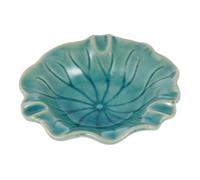 Angoily Plateau Céramique pour Huile Essentielle Bleu Plateau de Mélange Bien-Être pour Salon de Beauté et Maison Assiette Pratique pour Diffusion et Masques