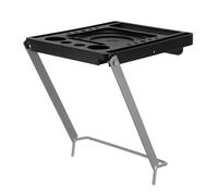 Angoily Plateforme Porte-outils Antidérapante pour Échelle Pliante 35 X 27 Cm, Support Pliable Multifonction en Acier Robuste, Rangement Sécurisé pour Bricolage, Peinture et Jardinage,