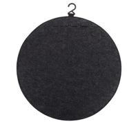 Angoily Pochette Suspendue en Feutre Gris pour Broches et Badges Organisateur Bijoux Compact et Léger Tableau d'Affichage Polyvalent pour Rangement et Présentation à la Maison Voyage