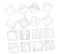 Angoily Pochoirs de Tournesol Réutilisables pour Décoration Murale Ensemble de Pochoirs Créatifs pour Diy et Peinture sur Art Murale