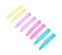 Angoily Poignée de Pince à Cuticules en Silicone Antidérapante, Manchon Protecteur pour Coupe-cuticules, Lot de 4 Paires, Installation Facile pour Accessoire Manucure Couleur Aléatoire