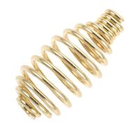 Angoily Poignée de Porte à Ressort en Acier Or pour Poêle à Granulés et Barbecue Fumoir, Design Ergonomique et Entretien Facile, Adaptée aux Cuisines et Cheminées