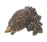 Angoily Poignée Encastrée en Laiton Petit Hérisson Vintage, Bouton Décoratif pour Tiroir et Porte D’Armoire, Finition Effet Vieilli, Poignée de Traction pour Meuble Chambre Garçon et