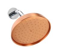Angoily Pommeau De Douche, Pommeau De Douche Economie Deau, TêTe De En Cuivre Plafonnier Ronde En Support Salle De Bain Pour Salle De Bain Accessoire Vintage En Cuivre 20X11Cm