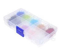 Angoily Pompons à Ongles 3d Détachables Effet Peluche 10 Pièces, Fourrure Amovible Douce, Kit Décoration Nail Art Magnétique, Accessoires pour Faux Ongles et Création Manucure