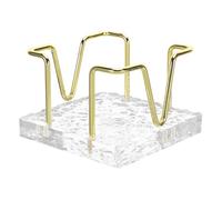 Angoily Porte-Bloc-Notes De Bureau Support pour Bloc-Notes Presse-Papiers Porte-Cartes Trieur De Fichiers Incliné Or Rose Porte-Notes De Bureau Support pour Bloc-Notes Doré