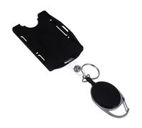 Angoily Porte Cartes Professionnel Réutilisable Double Position Protecteur Rigide pour Cartes Identité et Badges Étui Polyvalent pour et Infirmières