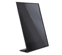 Angoily Porte-panneau A4 en Acrylique Noir Résistant la Chute L'usure Coins Arrondis, Support Menu Pratique pour Réception de Commerçant et Hôtel