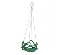 Angoily Porte-Pot de Fleurs Suspendu Cuir PU avec Corde et Boucle Jardinière Suspendue Verte Petite Support pour Plantes Intérieur et Extérieur Décor Minimaliste Moderne