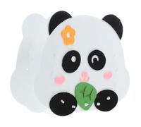 Angoily Porte-Stylo Panda Patch Panda Trousse à Crayons Mignonne Étuis à Crayons Étui à Crayons Spécial Patchs De Broderie Numérique Fer Animal sur Les Patchs Applique Panda Blanche Feutre