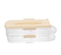 Angoily Porte Œufs Pour Réfrigérateur Casier à Œufs Organisateur De Stockage Avec Poignée Support à Pour Maison