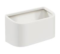 Angoily Poubelle Cuisine Suspendue sans Perforation sans Couvercle Design Mural Compact Couleur Blanche Cuisine Salon et Bureau Bac à Compost Pratique et Gain de Place