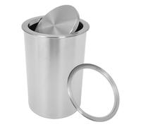 Angoily Poubelle Encastrable de Comptoir en Acier Inoxydable avec Couvercle Basculant Compacte et Silencieuse Cuisine et Salle de Bain Installation Intégrée sous Plan de Travail 3