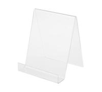 Angoily Présentoir Acrylique Transparent pour Disques Vinyles et Bijoux, Étagère Simple et Élégante en Acrylique Blanc pour Salon ou Maison