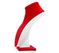 Angoily Présentoir Bijoux Rouge en Flanelle et Carton, Élégant et Compact, pour Organiser et Afficher Colliers et Pendentifs la Maison ou Lors de Graduations